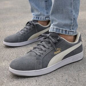 NWT Puma Iconic Suede Grey Low Sneakers Mens 11.5 safety steel toed shoes